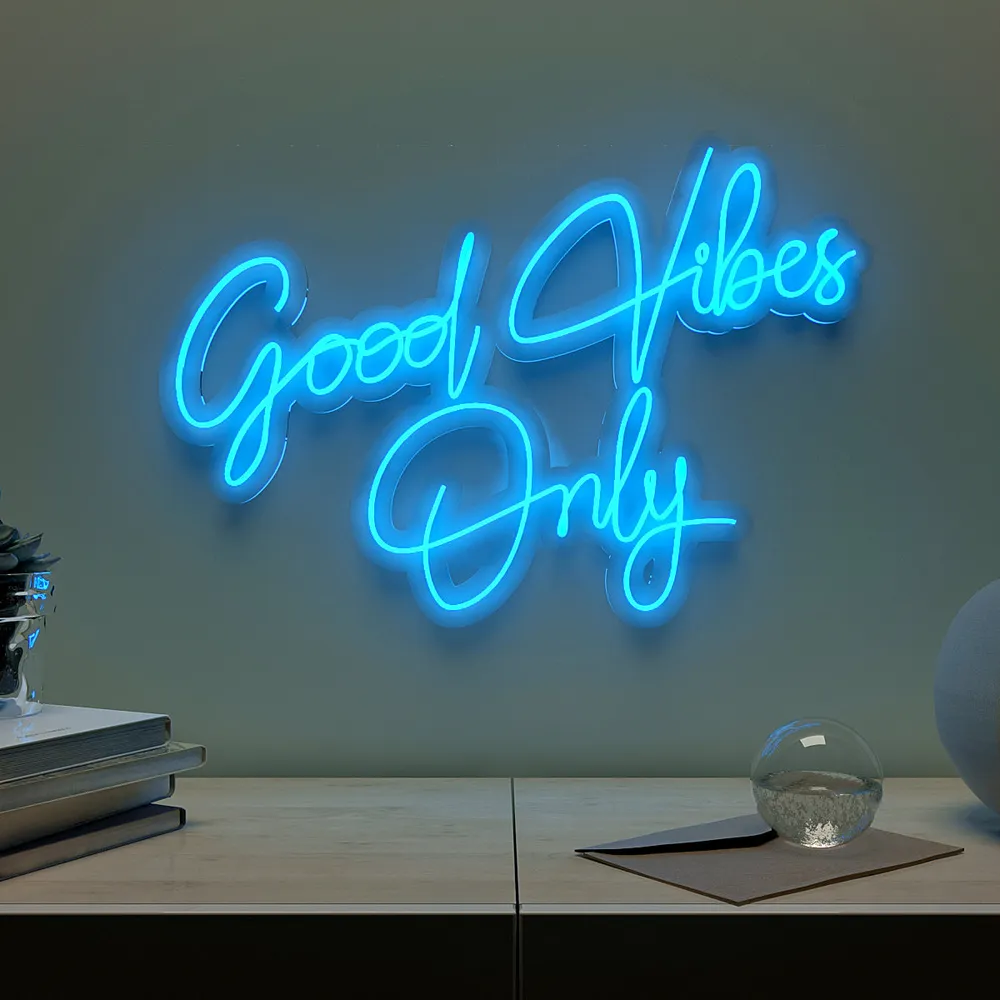 Good Vibes Only Neon LED Light (Available in Multiple Colors)