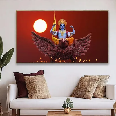 Hail Lord Vishnu Painting for Living Room