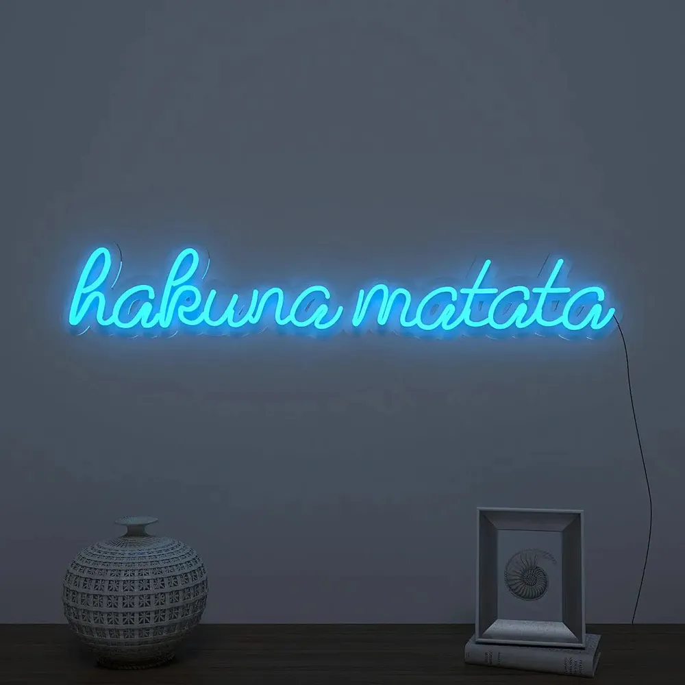 Hakuna Matata Warm Neon Light