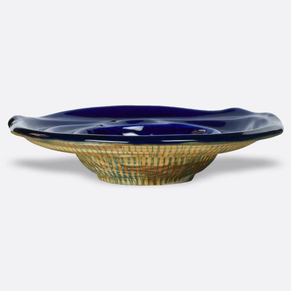 Hat Motif Ceramic Platter