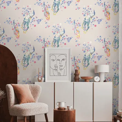 House Of Turnowsky Peacock Premium Wallpaper