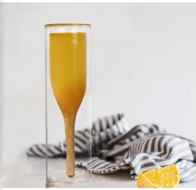 Imperial Double-Walled Champagne Flute Glass