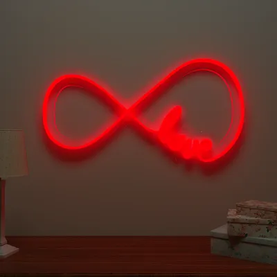 Infinity Love Neon Light (Available in Multiple Colors)