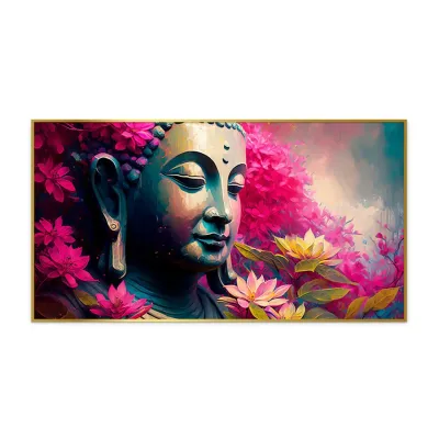 Inner Peace Through Art Lord Buddha Canvas Paintings