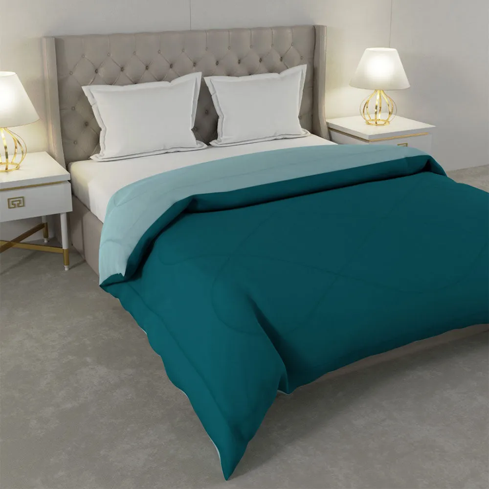 Jaipur Fabric Ocean Blue Teal Blue Double Bed Comforter