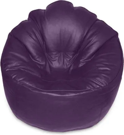 Jumbo Chair/ Muddha Purple Cushiony Bean Bag Cover