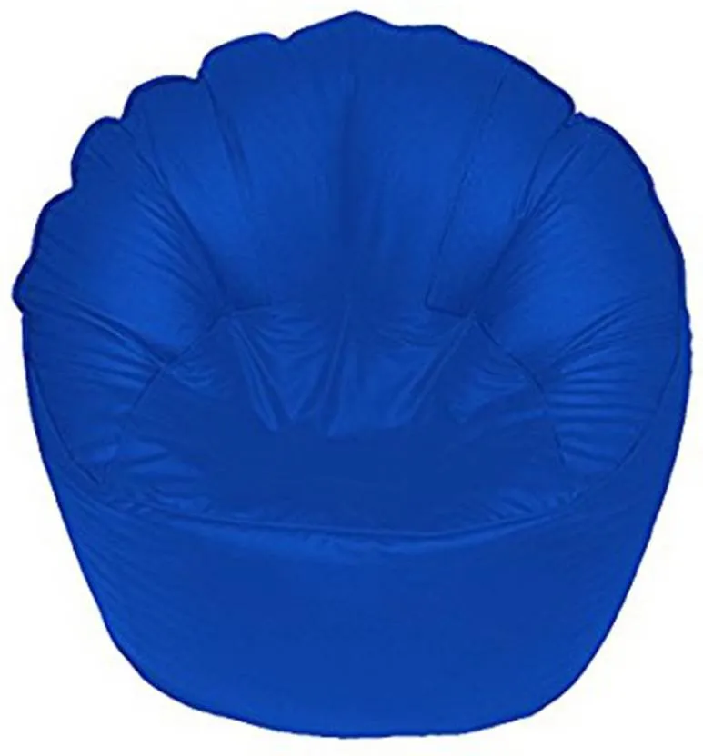 Jumbo Chair/ Muddha Royal Blue Cushiony Bean Bag Cover