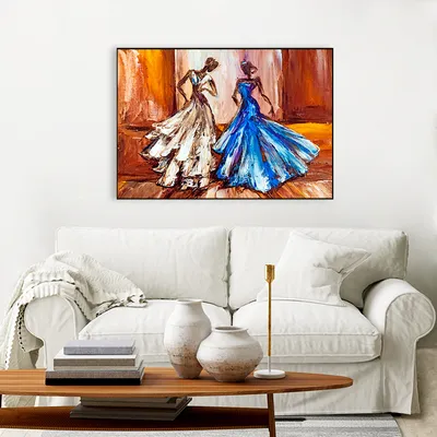 Junoesque Women In A Fairytale Framed Wall Art