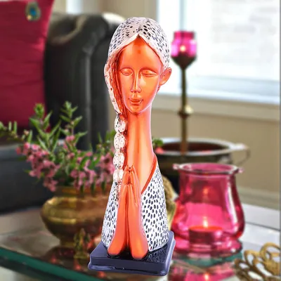 Lady-like Polyresin Table Accent - Perfect Valentine's Day Gift for Her