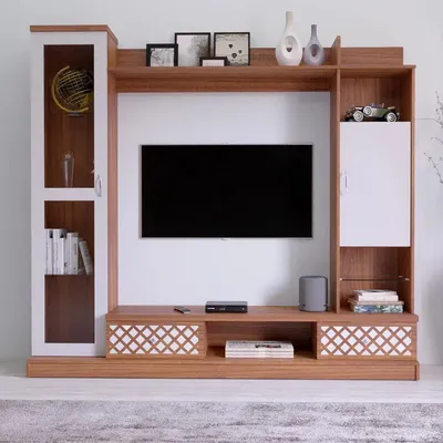 Large & Spacious Wooden Entertainment TV Unit for Bedroom/Living Room