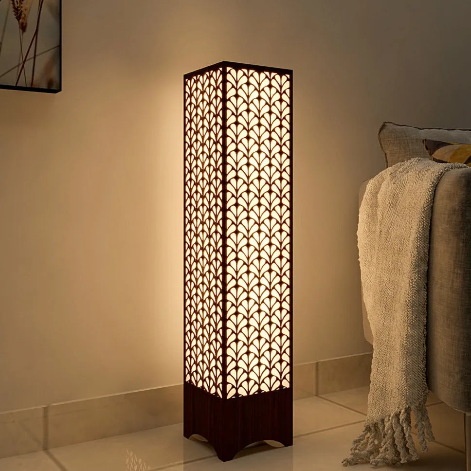 Leaf Design Wood Floor Lamp / Floor Light / Modern Lamp