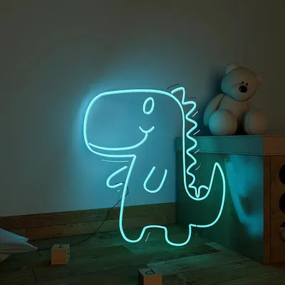 Little Cute Dinosaur LED Neon Light (Available in multiple colors)