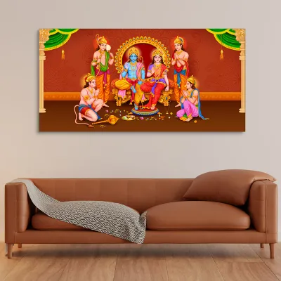 Lord Rama Canvas Wall Painting
