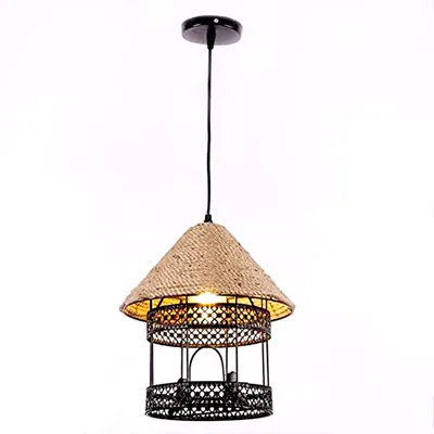 Love Birds In A Cage Hanging Pendant Light