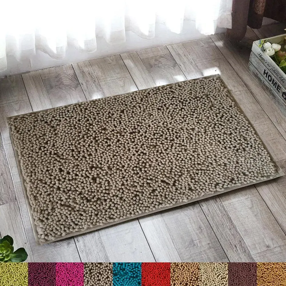 Lushomes Chenille Dove Bathmat (2200 GSM)