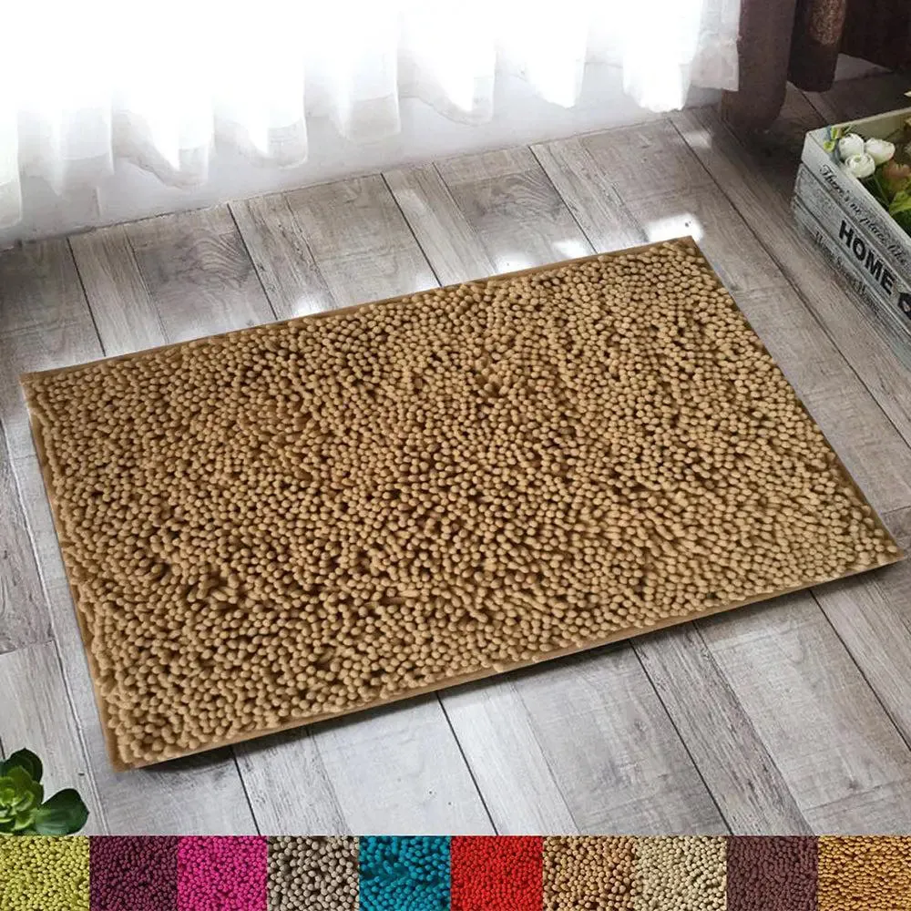 Lushomes Synthetic 2200 GSM Bathmat with High-Pile Microfiber