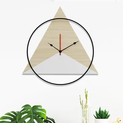 Luxurious Two-tonal Big Wall Clock