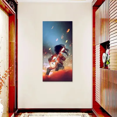 Man Playing The Glowing Guitar Canvas Printed Wall Painting