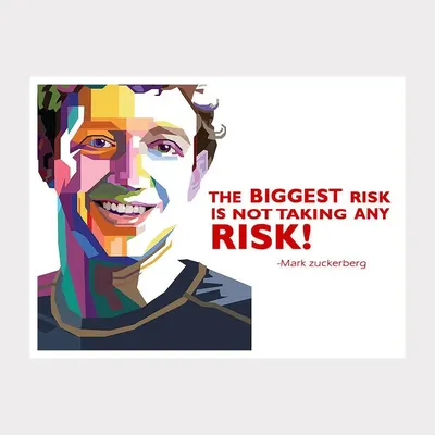 Mark Zuckerberg Quote  Poster