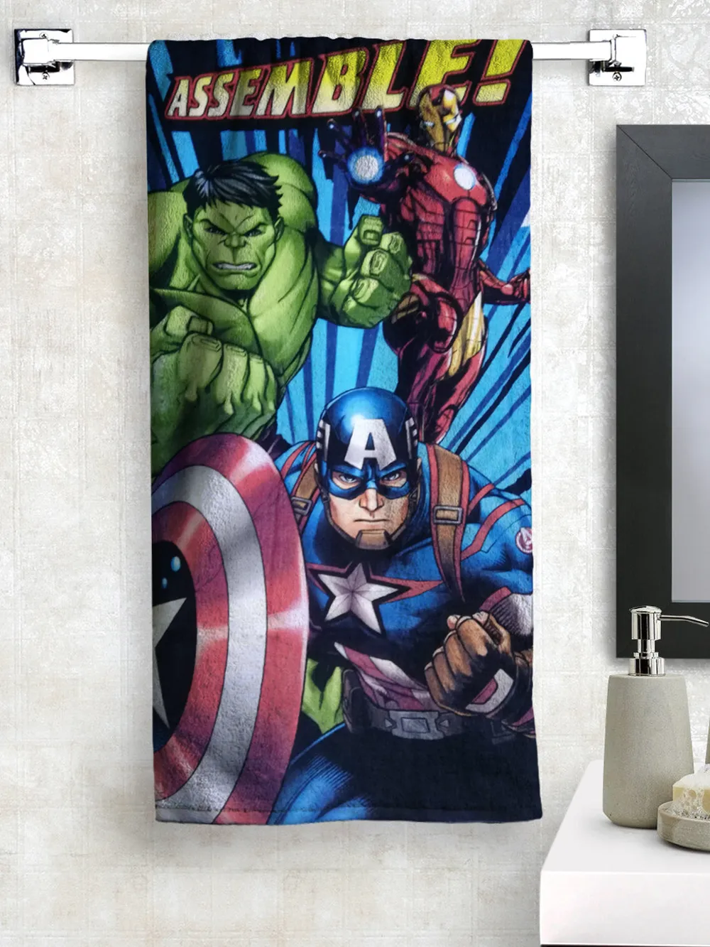 Marvel Avengers Assemble Kids Cotton Bath Towel