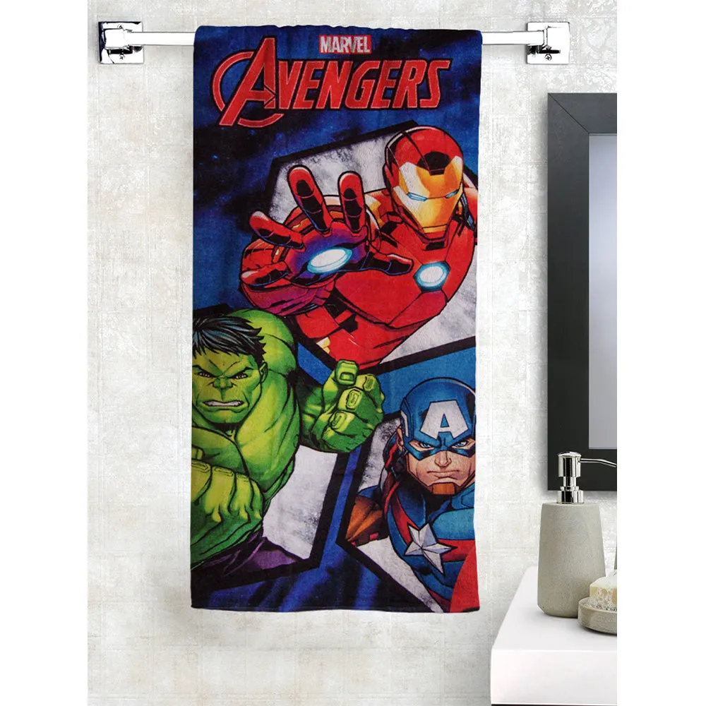 Marvel Captain America, Hulk, Ironman Kids Cotton Bath Towel
