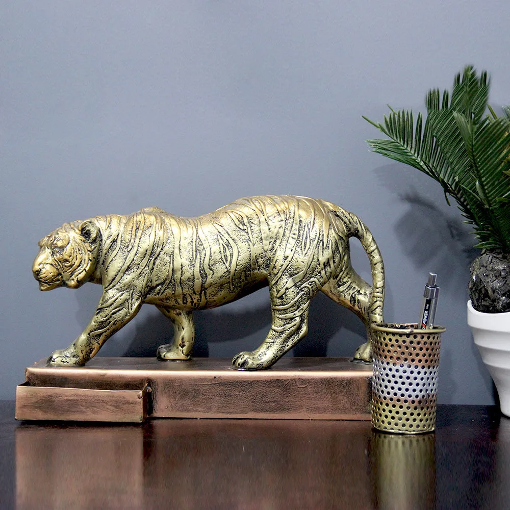 Metallic Royal Tiger Table Accent