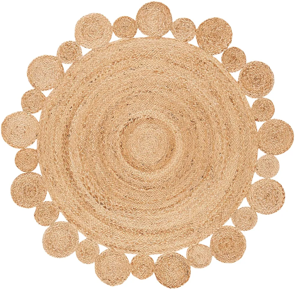 Minimalist Designer Round Jute Rug