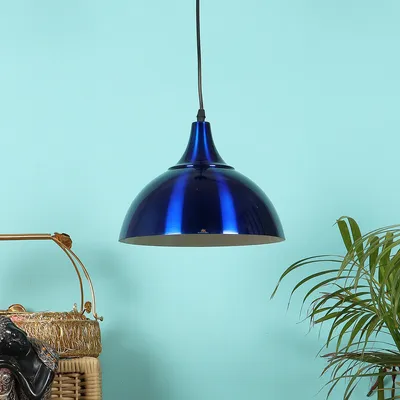 Minimalist Dome Shaped Metal Hanging Light