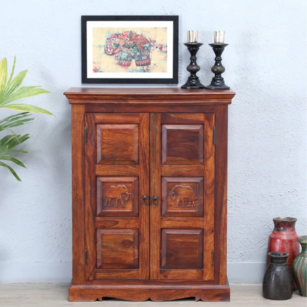 Minimalist Sheesham Wood Cabinet