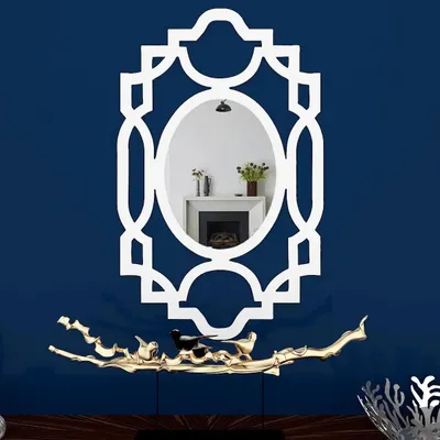Modern Design Decorative Wooden Wall Mirror