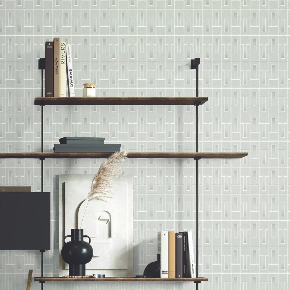 WallMantra Modern Metropolis Geometric Wallpaper