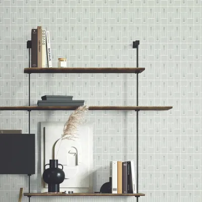 WallMantra Modern Metropolis Geometric Wallpaper
