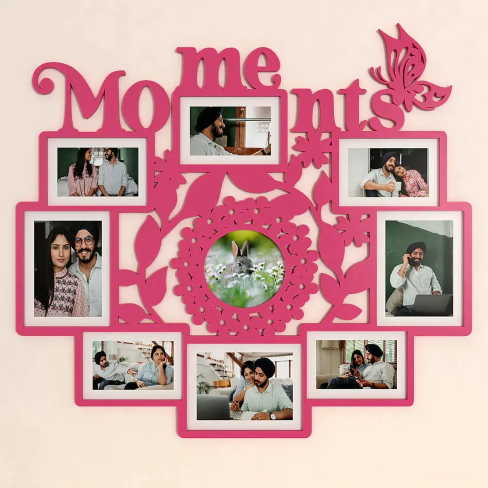Moments Pink Hanging Photo Frame