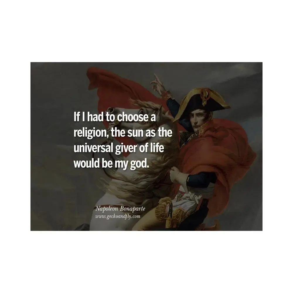 Napoleon Bonaparte Quote poster