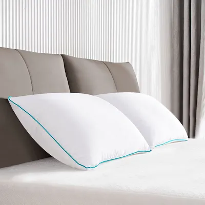 Plush Solid-Coloured Neck Pillow for Everyday Use (Set of 5, 20*30 inches)