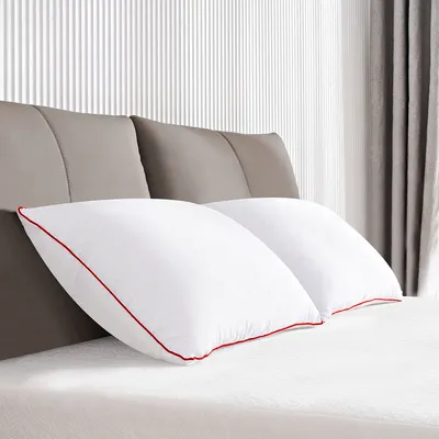 Premium-Quality Hollow Fibre Sleeping Pillow (Set of 5, 17*27 inches)