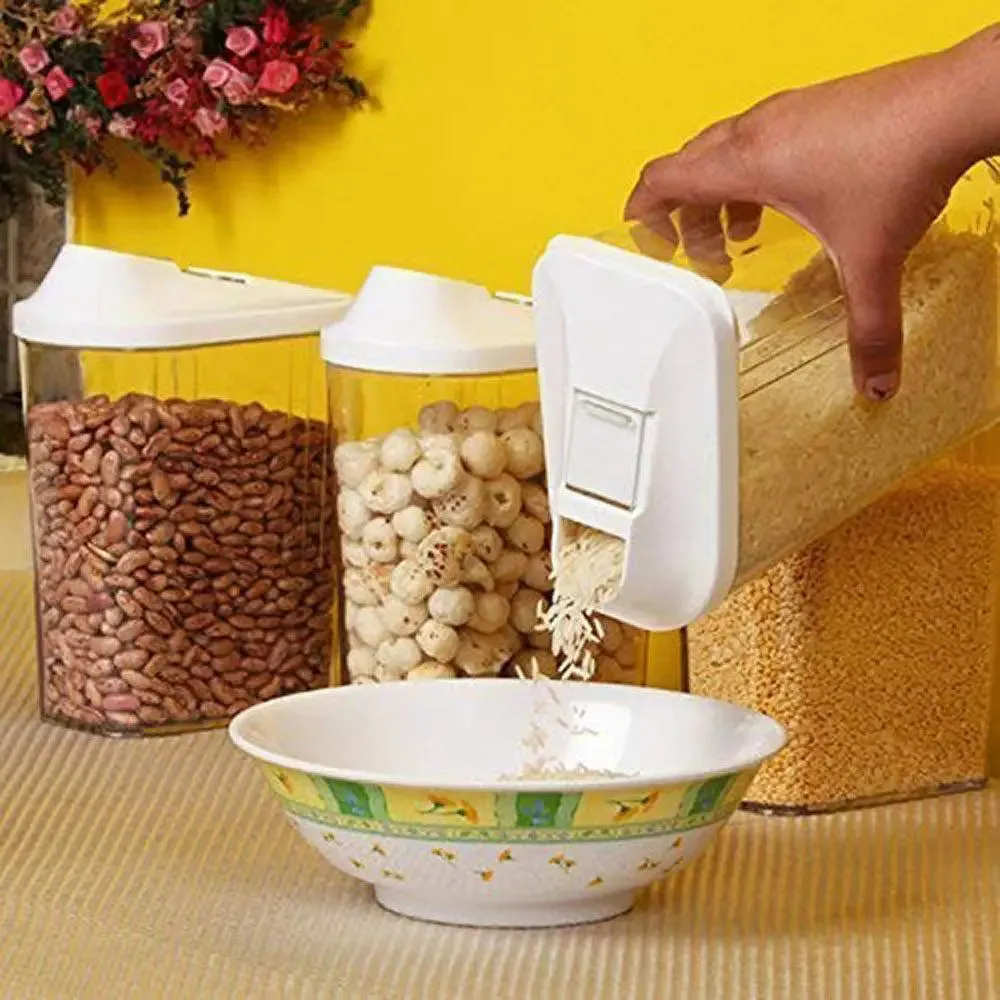 Premium Quality Transparent Kitchen Containers Set Of 6 (750 ml)