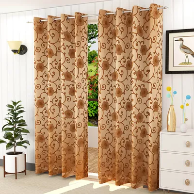 Presto Mouse colour Floral Set of 2 Window/Door/Long door
