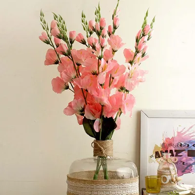Pretty Pink Cherry Blossom Artificial Flower Bunch
