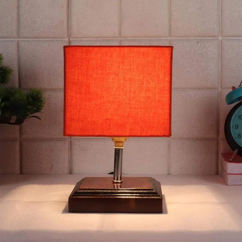 Pretty Square Wood Table Lamp Shade
