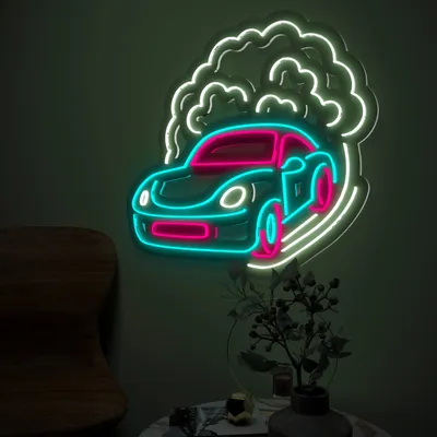 Racing car Neon LED Light
