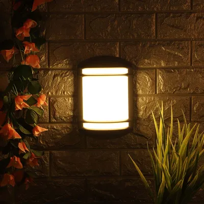 Rectangular Warm Decorative Outdoor Wall Fixture