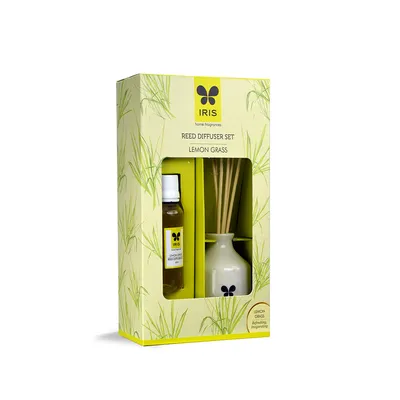 Reed Diffuser Set with 60 ml aroma oil (Apple Cinnamon/ Lavender / Lemon Grass)