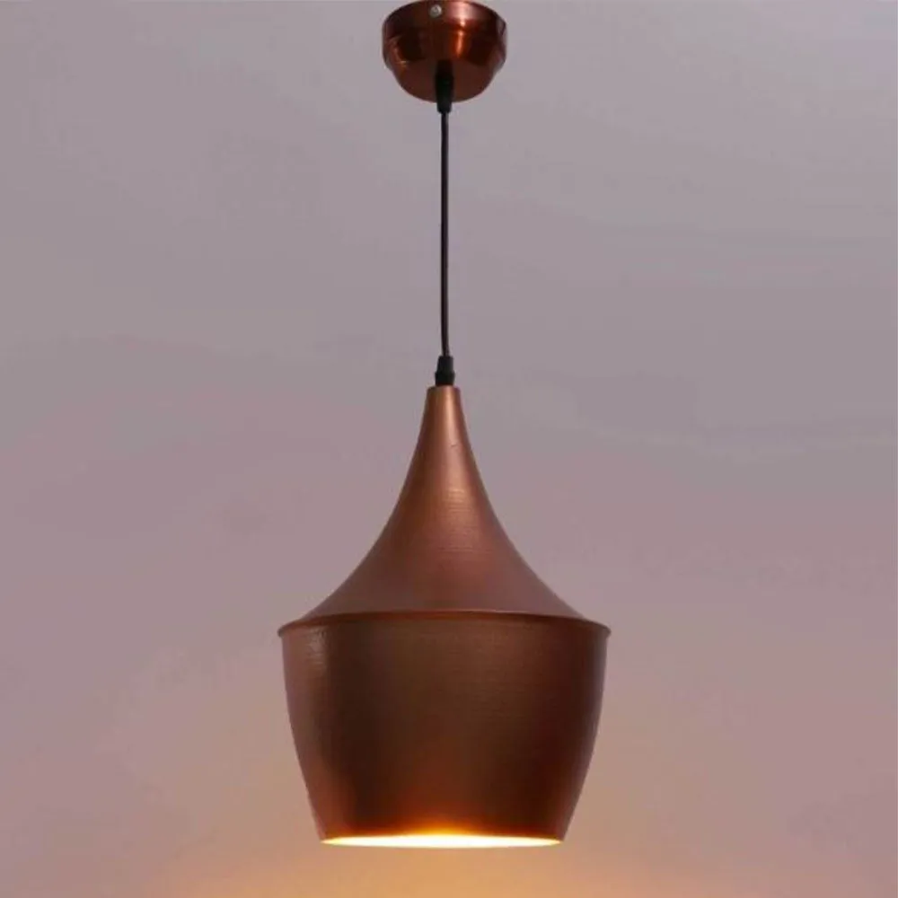 Rose Gold Finish Classic Pendant Light (Bulb not included)