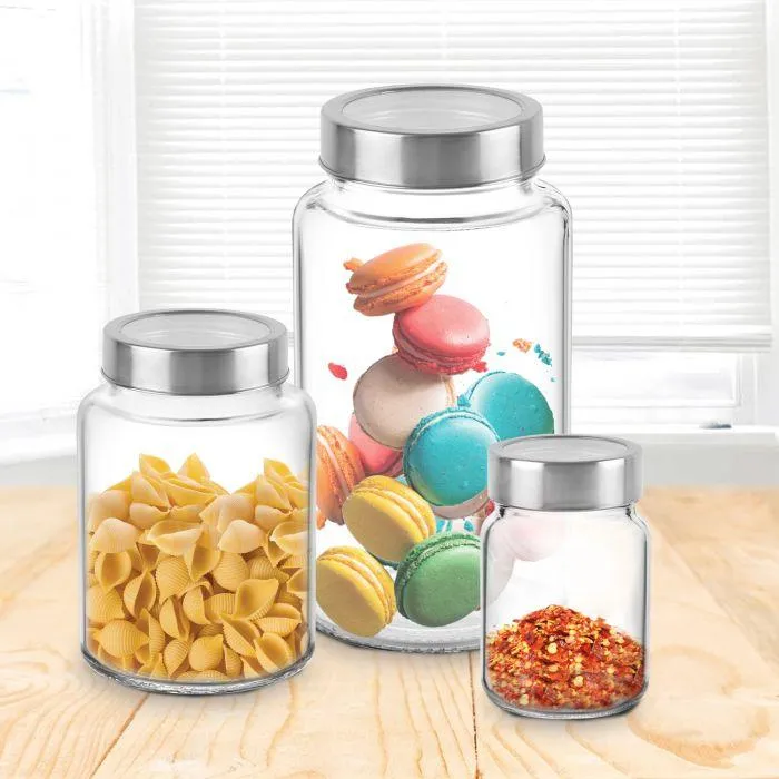 Round Glass Jar