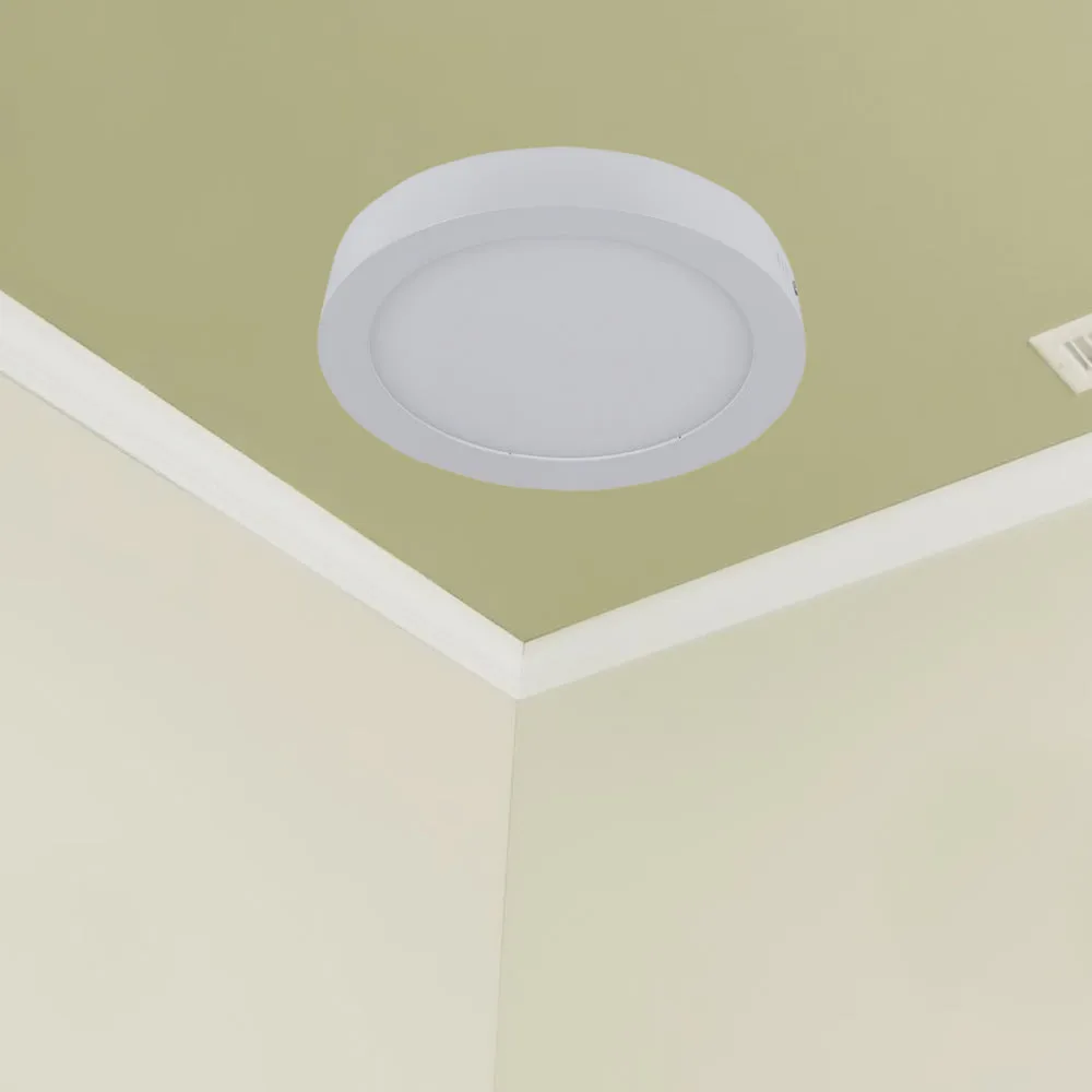 Round Surface Bright White 18W Penal Light