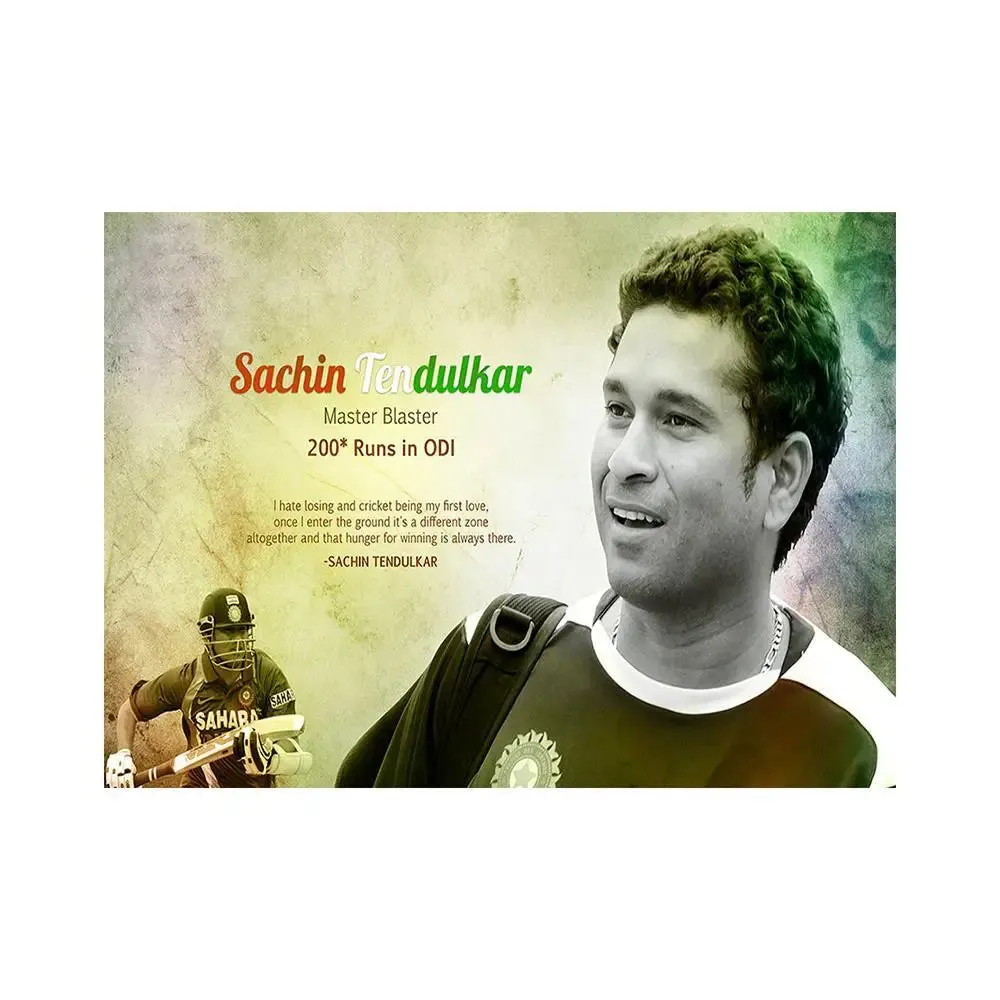 Sachin Tendulkar Quot Wall Poster