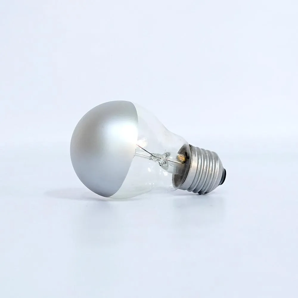 Silver Tipped 100 Watt Filament Bulb