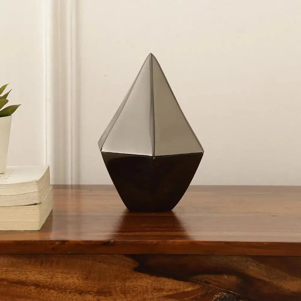 Small Nickel Box in Black Finish / Premium Decorative Piece