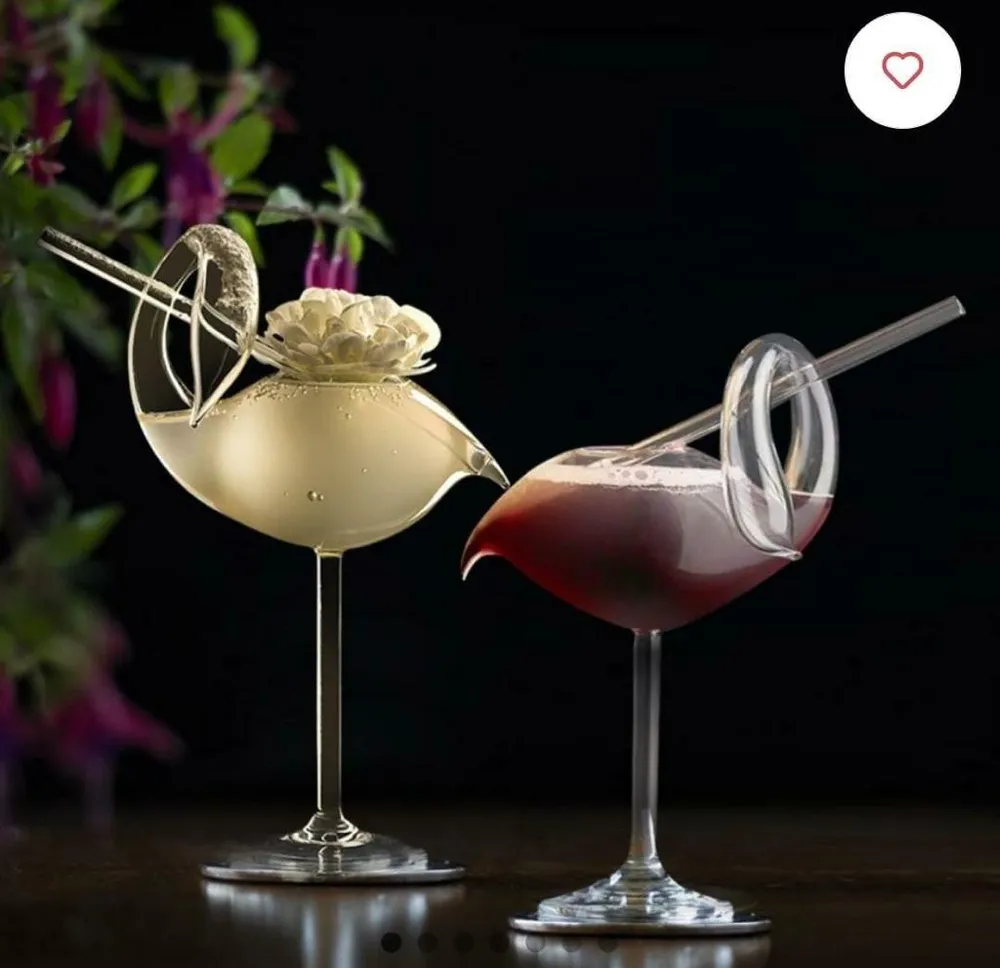 Small Swan Cocktail Glass
